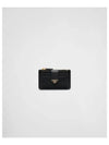 Saffiano Smooth Leather Card Wallet Black - PRADA - BALAAN 2