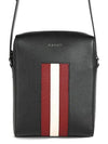 Edoh Leather Cross Bag Black - BALLY - BALAAN 2