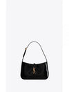 Le 5 a 7 Patent Leather Shoulder Bag Black - SAINT LAURENT - BALAAN 2