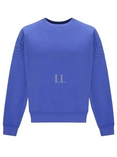 City Print Crew Neck Cotton Jersey Sweatshirt Blue - GUCCI - BALAAN 2