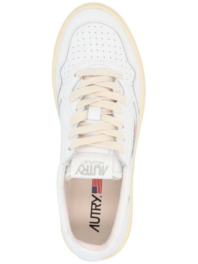 Medalist Leather Low Top Sneakers White - AUTRY - BALAAN 5