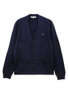 Bold Fox Head Patch Regular Cardigan Navy - MAISON KITSUNE - BALAAN 2