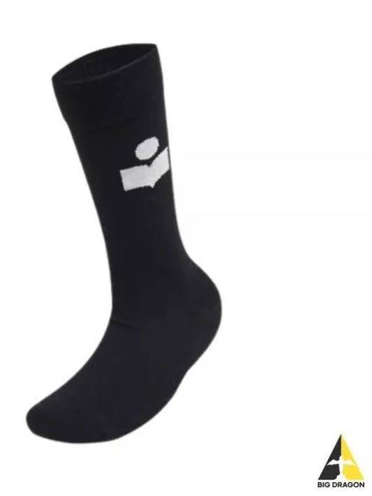 Siloqui Logo Socks Black - ISABEL MARANT - BALAAN 2