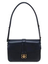 Women's BB Buckle Flap Shoulder Bag Black - BALENCIAGA - BALAAN 2