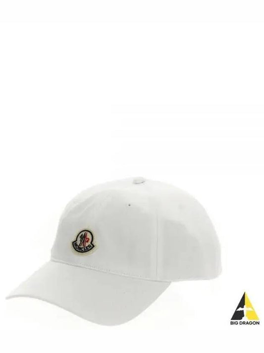 3B00054 V0090 001 Logo Patch Baseball Cap Hat - MONCLER - BALAAN 1