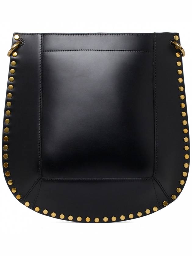 Oskan Hobo Leather Shoulder Bag Black - ISABEL MARANT - BALAAN 3