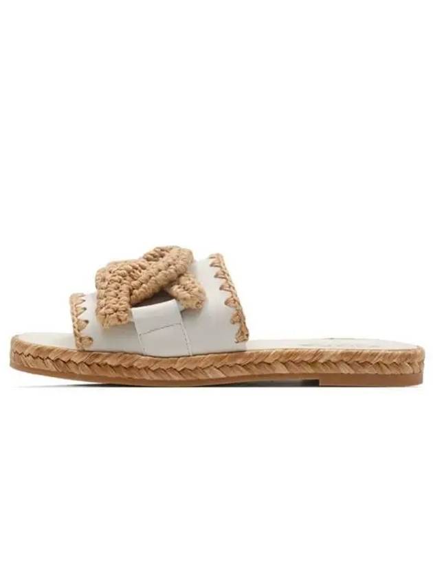 Women's Kate Crochet Sandals White - TOD'S - BALAAN.