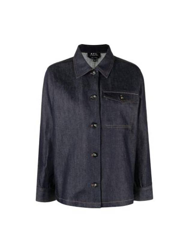 Women's Zenith Denim Jacket Indigo - A.P.C. - BALAAN 2