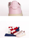 Women's Medalist Bi-Color Low-Top Sneakers White Pink - AUTRY - BALAAN 8