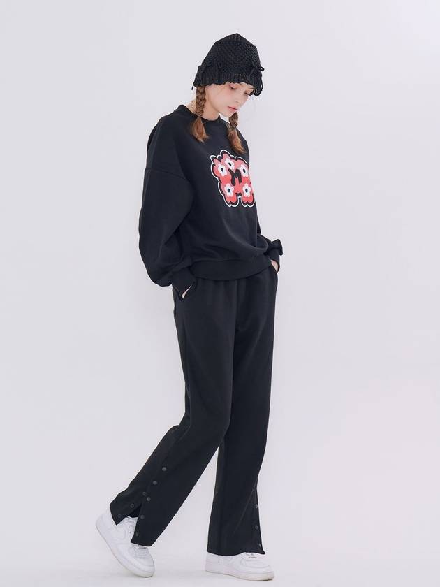 MET velvet detail sweatshirt pant set - METAPHER - BALAAN 3