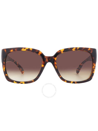 Calvin Klein Brown Gradient Square Ladies Sunglasses CK22549S 240 56 - CALVIN KLEIN - BALAAN 1