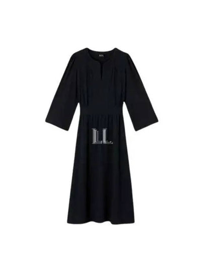 Robe New Long Dress Navy - A.P.C. - BALAAN 2