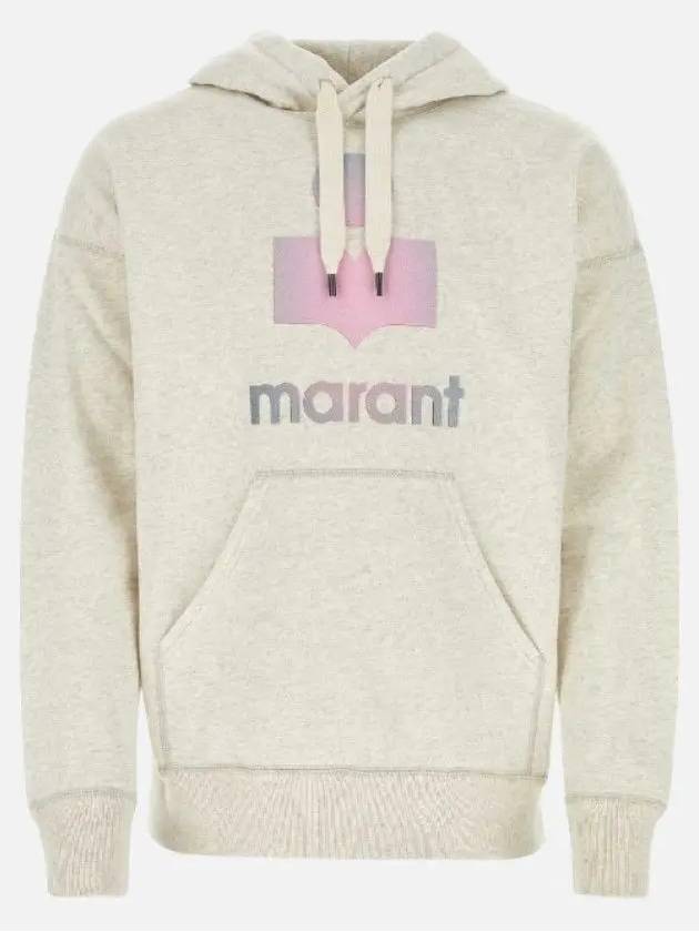 Miley Logo Print Hoodie Ecru - ISABEL MARANT - BALAAN 2