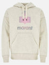 Miley Logo Print Hoodie Ecru - ISABEL MARANT - BALAAN 3