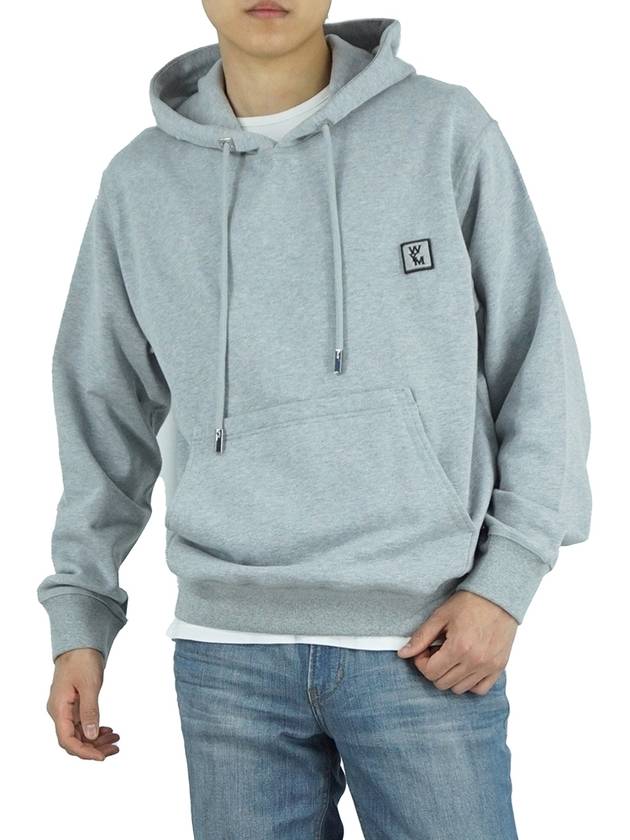 Back logo cotton hood gray - WOOYOUNGMI - BALAAN 3