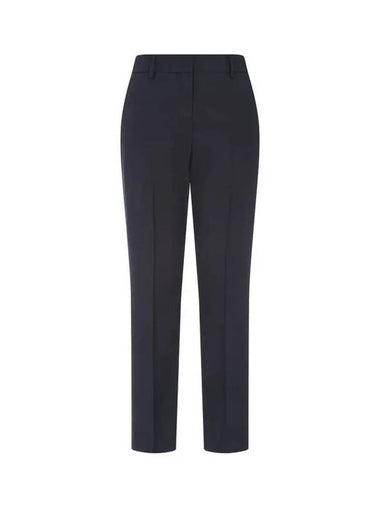 Women s Tapered Wool Criss Pants Navy 271809 - PAUL SMITH - BALAAN 1