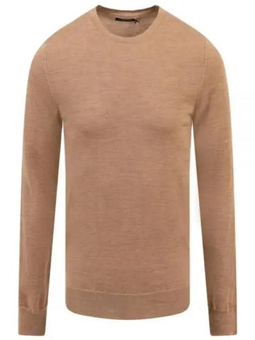 Lyle Light Merino Wool Knit Top Batique Khaki - J.LINDEBERG - BALAAN 1