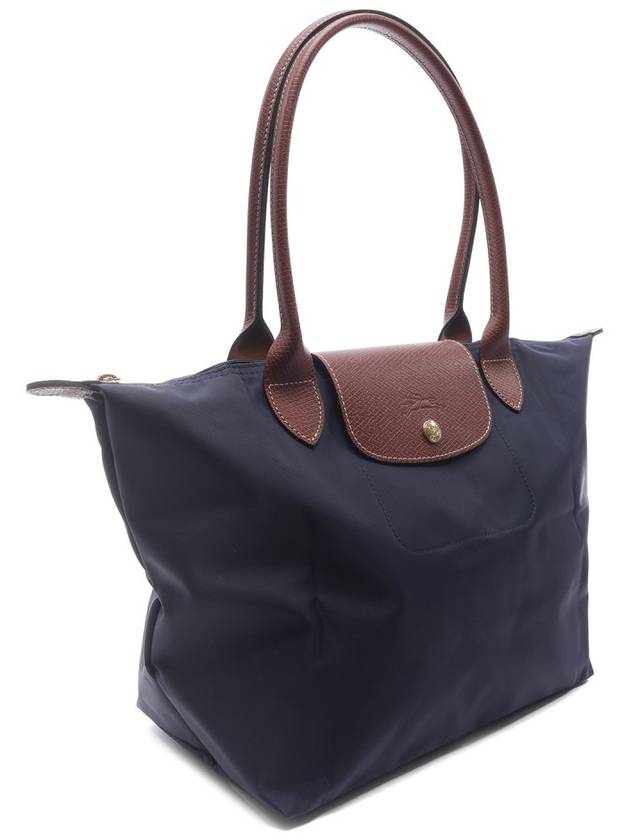 Le Pliage Original Medium Tote Bag Navy - LONGCHAMP - BALAAN 4