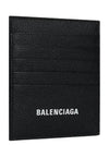 logo vertical card wallet black - BALENCIAGA - BALAAN.