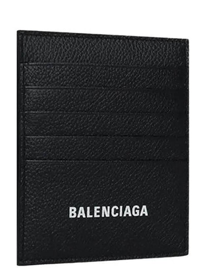 Logo Vertical Card Wallet Black - BALENCIAGA - BALAAN 2