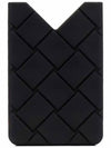 Intrecciato Silicone Card Wallet Black - BOTTEGA VENETA - BALAAN 2