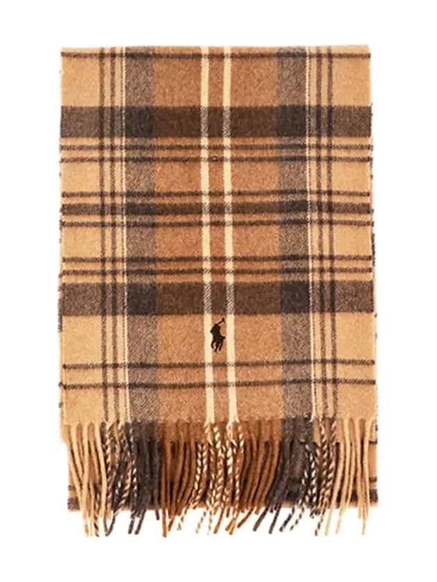 Pony Plaid Bedford Muffler - POLO RALPH LAUREN - BALAAN 5