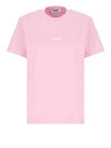 Micro Logo Short Sleeve T-Shirt Pink - MSGM - BALAAN 2