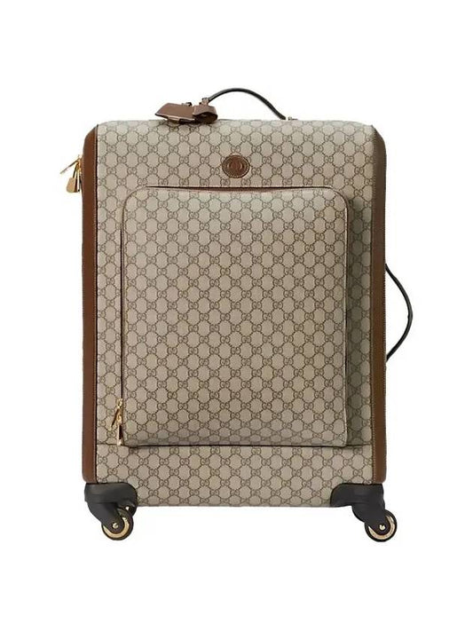 GG Supreme Medium Trolley Beige and Ebony 42903892 A828 - GUCCI - BALAAN 1