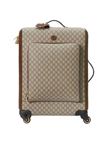 Micro Damage GG Supreme Medium Trolley Luggage Carrier 429038 A828 - GUCCI - BALAAN 1