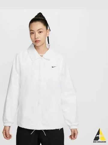 Women s Sportswear Essentials Oversized UV Woven COACH Jacket 100 - NIKE - BALAAN 1