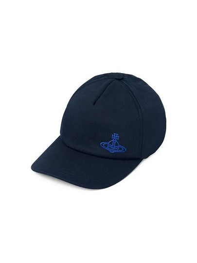 Embroidered ORB Logo Classic Ball Cap Navy - VIVIENNE WESTWOOD - BALAAN 2