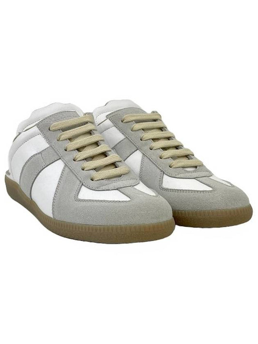 Women's Replica Cut Out Mule Low Top Sneakers White - MAISON MARGIELA - BALAAN 2