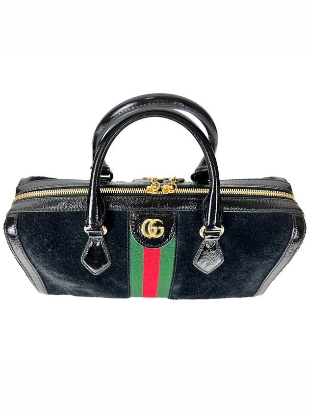 GG Ophidia Medium Top Shoulder Bag Black - GUCCI - BALAAN 3