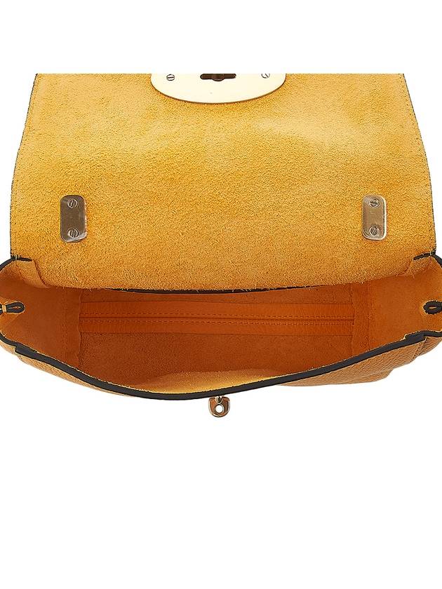 Lily Satchel Chain Leather Cross Bag Yellow - MULBERRY - BALAAN 11