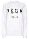 Graffiti Logo Sweatshirt White 2640MM104 - MSGM - BALAAN 6