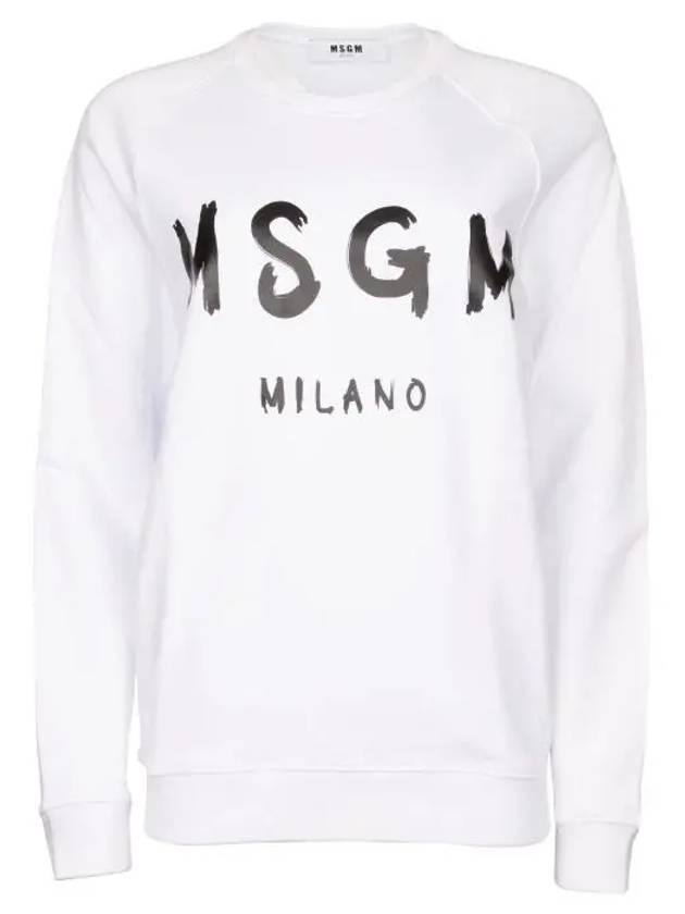 Graffiti Logo Sweatshirt White 2640MM104 - MSGM - BALAAN 6