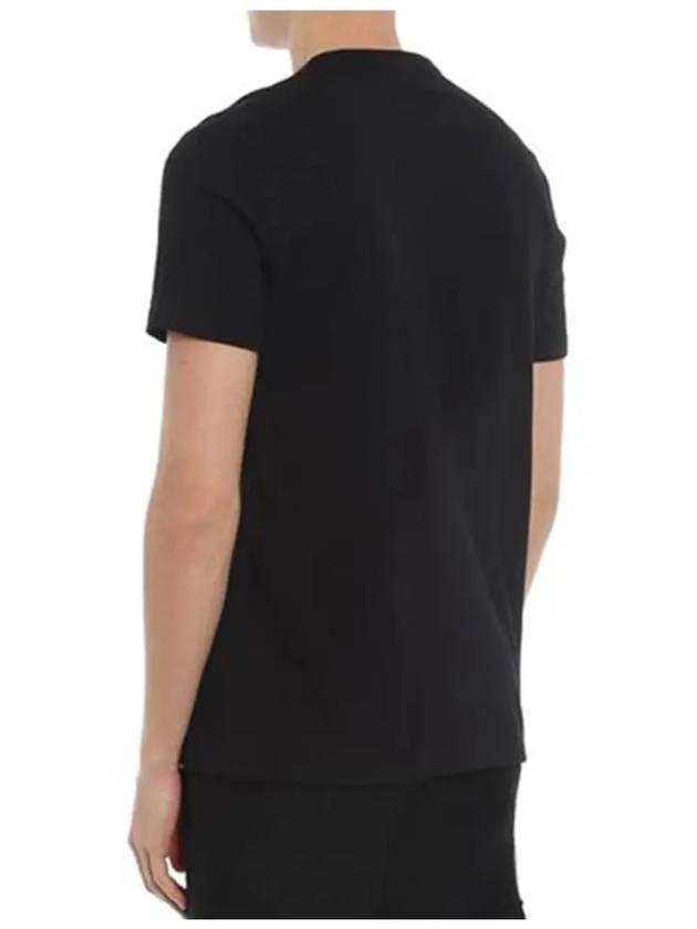 Skull Skull Printing Short Sleeve T-Shirt Black - ALEXANDER MCQUEEN - BALAAN 5