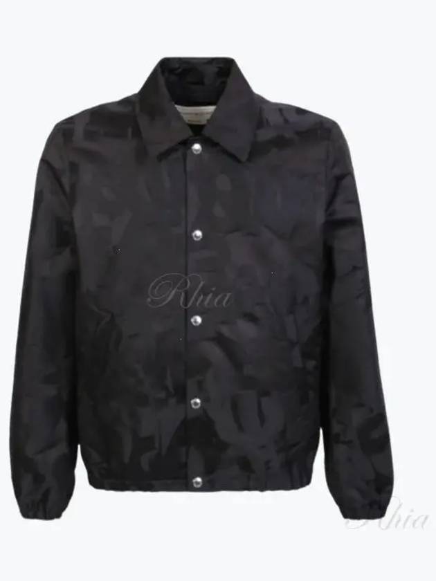 Logo Detailed Buttoned Jacket Black - ALEXANDER MCQUEEN - BALAAN 2