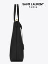 Shopping Toy Supple Leather Tote Bag Black - SAINT LAURENT - BALAAN 5