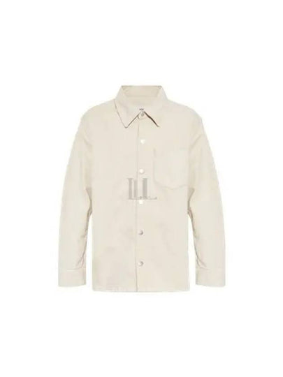 De Coeur Oversized Long Sleeve Shirt Off White - AMI - BALAAN 2