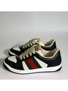 Men's Screener Low Top Sneakers Black - GUCCI - BALAAN 5