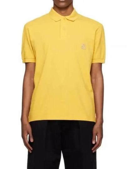 Afko Cotton Polo Shirt Yellow - ISABEL MARANT - BALAAN 2