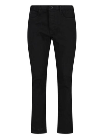 slim fit stretch jeans black - EMPORIO ARMANI - BALAAN 1