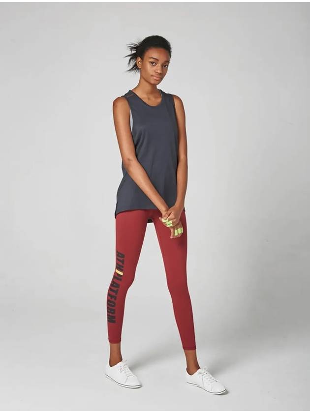 Lettering Leggings Dark Pink - ATHPLATFORM - BALAAN 2