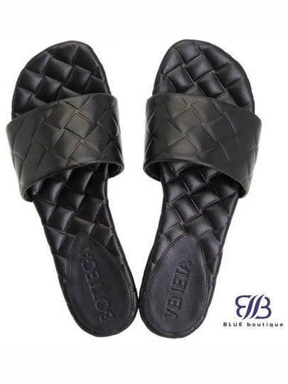 Flat Amy Slippers Black - BOTTEGA VENETA - BALAAN 2