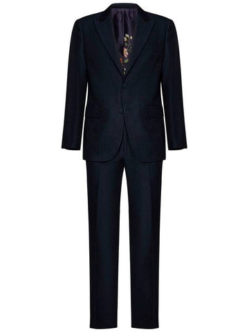 Etro Single-Breasted Jacquard Blazer - ETRO - BALAAN 1