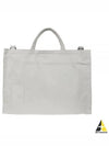 Logo Patch Tote Bag Grey - TEN C - BALAAN 2