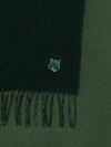 Bold Foxhead Two tone Muffler Scarf Green - MAISON KITSUNE - BALAAN 2