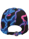 Neon Camo Logo Ball Cap Black - VALENTINO - BALAAN 4