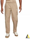 Club Men's Cargo Woven Track Pants Khaki - NIKE - BALAAN 2